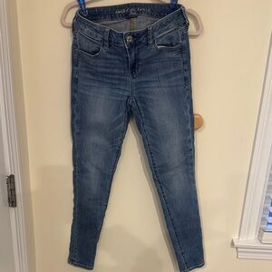 American Eagle Outfitters Women's Ankle Jeans in Blue